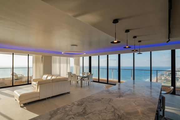 penthouse living room baudelaire investments